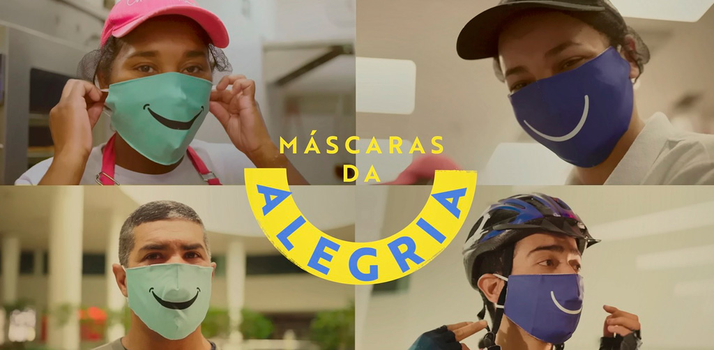 Combate e prevenção de doenças Máscaras da Alegria Palladium Shopping Center Curitiba - Revista Shopping Centers
