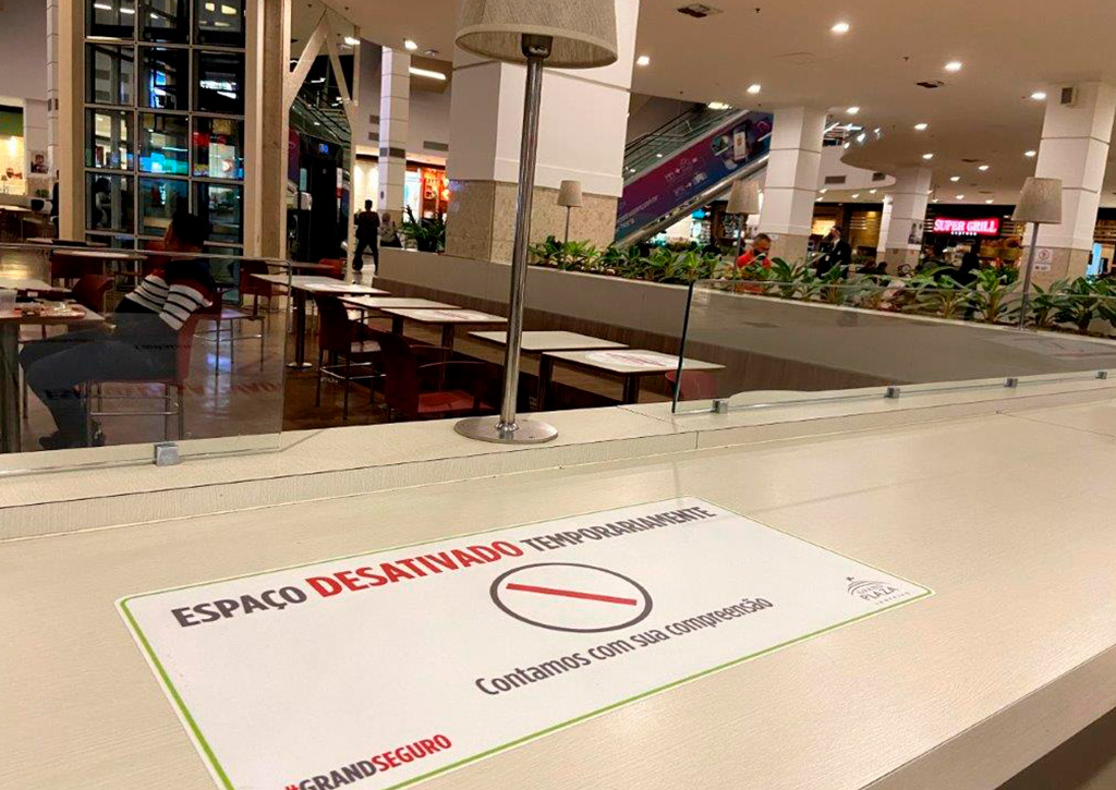 Praça de alimentação Grand Plaza Shopping - Revista Shopping Centers