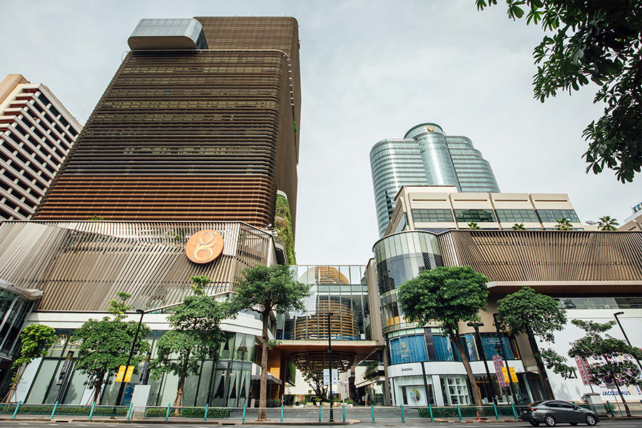 Fachada Gaysorn Village - Revista Shopping Centers